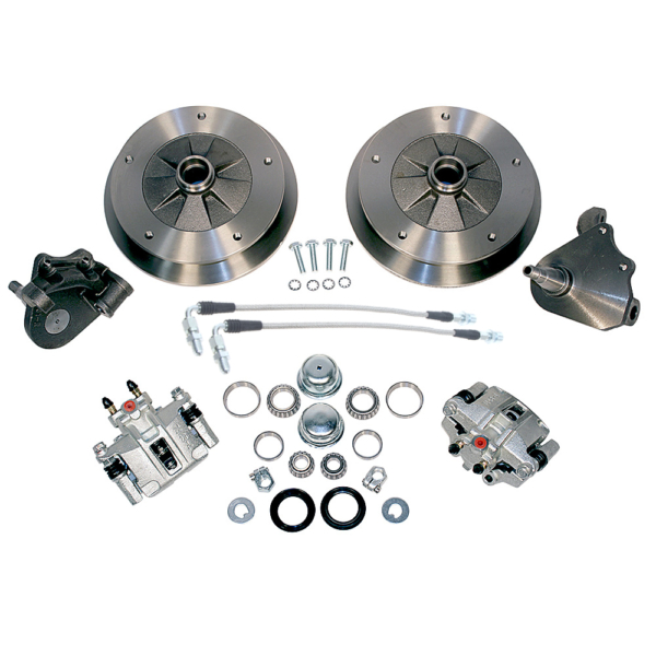 So. Cal. Classic VW Parts Wide 5 Lowered Link Pin Drum to Disc Brake Conversion Kit for '50-'65 Bug & Ghia