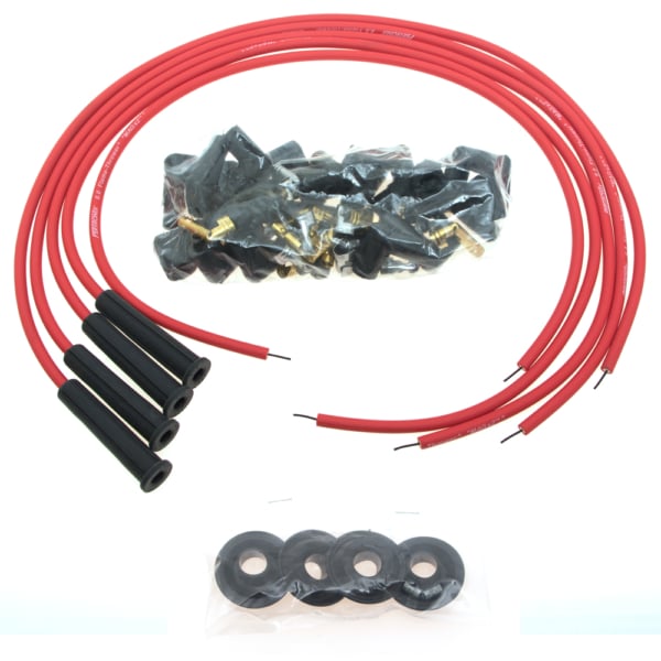 So. Cal. Classic VW Parts PerTronix Spark Plug Wires, 8mm MAGx2, Cut-To-Length, Red