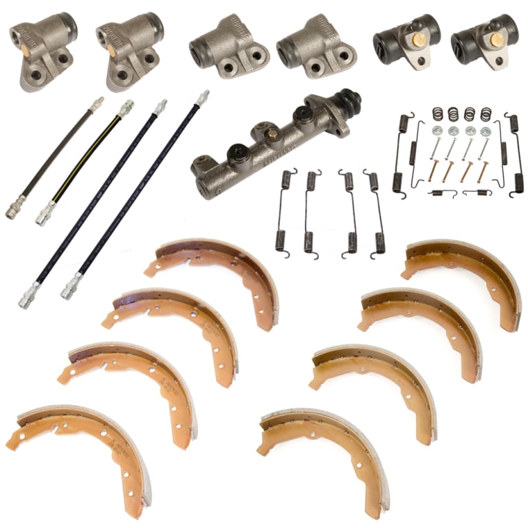 Brake Rebuild Kit with Rubber Hoses, fits ’70 Bus AC Industries