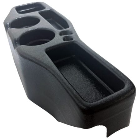 So. Cal. Classic VW Parts - TMI Center Console, Black ABS with Black Vinyl Shifter Boot, fits 1965-1979 Bug & Super Beetle
