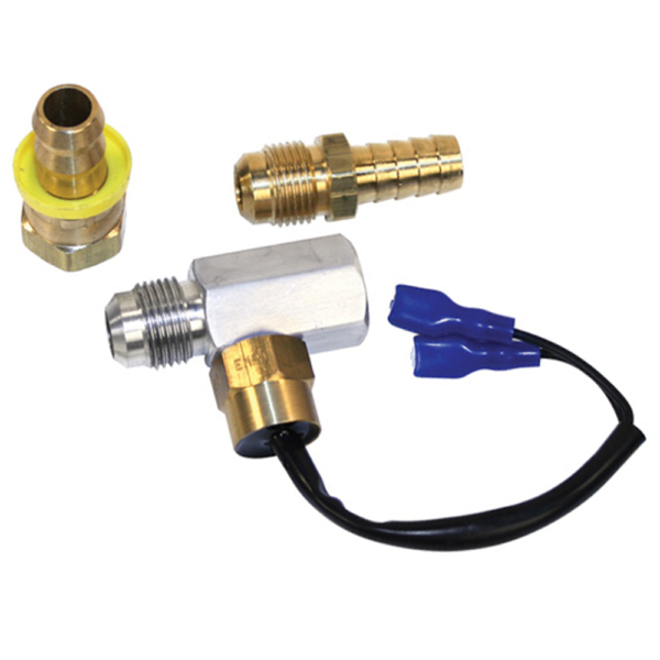 So. Cal. Classic VW Parts EMPI Automatic Inline Thermostat Switch, -8AN 1/2'' Hose Barb