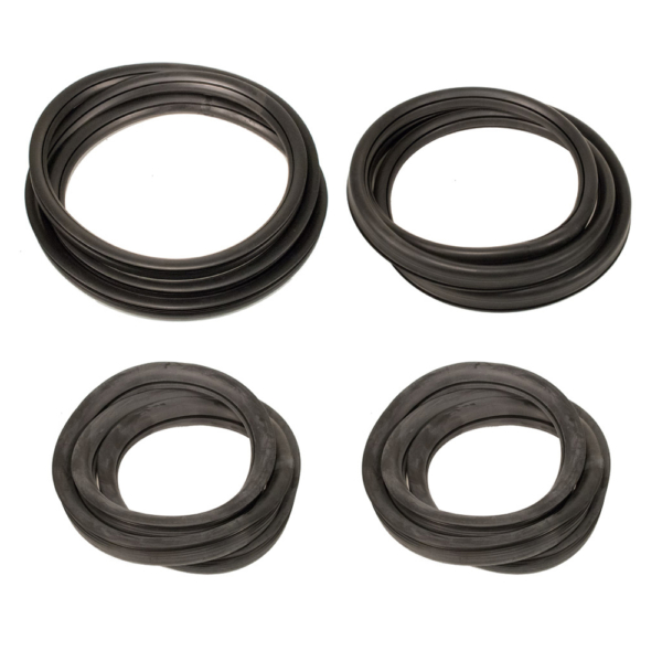 So. Cal. Classic VW Parts Rubber Window Seal Kit, American Style with Molding Groove, fits '53-'57 Bug