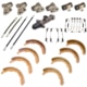 So. Cal. Classic VW Parts Brake Rebuild Kit with Rubber Hoses, fits '64-'66 Bus