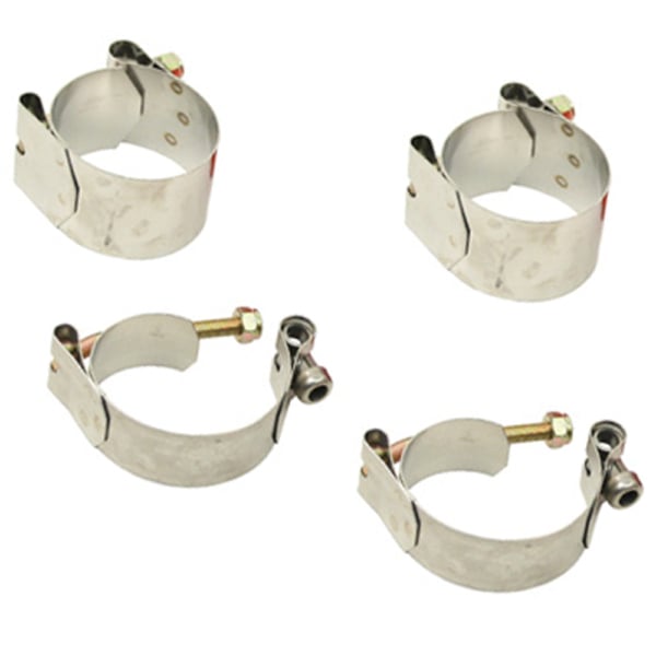 So. Cal. Classic VW Parts EMPI Stainless Steel Sway Bar Clamps, fits '49-'77 Bug & Ghia