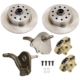 So. Cal. Classic VW Parts Front Disc Brake Kit, Drop Spindles, 5-Lug Dual Pattern - Chevy / Ford - 5 x 4-3/4" & 5 x 4-1/2", fits ’49-’65 Bug & Ghia