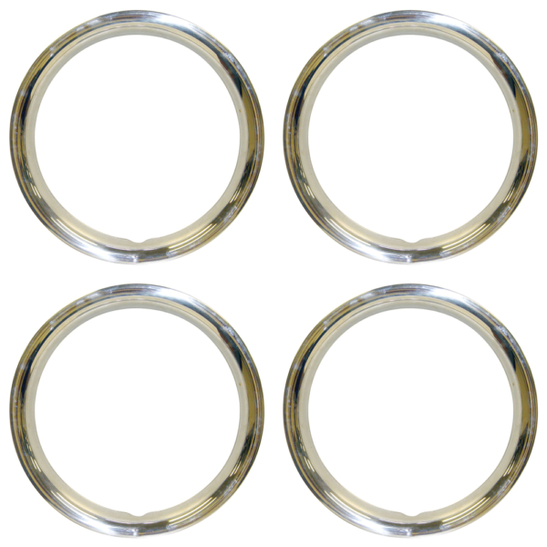 So. Cal. Classic VW Parts EMPI Stainless Steel 15" Beauty Rings