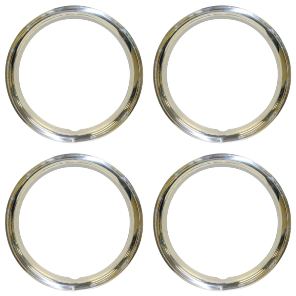 So. Cal. Classic VW Parts EMPI Stainless Steel 15" Beauty Rings