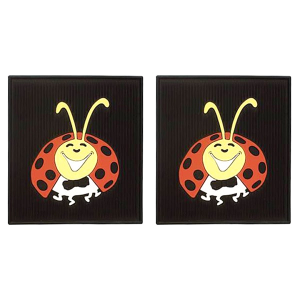 So. Cal. Classic VW Parts EMPI Lady Bug Design Rear Rubber Floor Mat Set