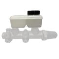 So. Cal. Classic VW Parts - Top Mount Dual Circuit Brake Fluid Reservoir, Mounts Directly on Top of Most Dual Circuit Master Cylinders