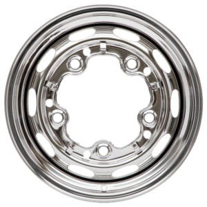 So. Cal. Classic VW Parts Chrome Mangle Style Wheel, 15″ x 4.5″, 5 x 205mm Pattern