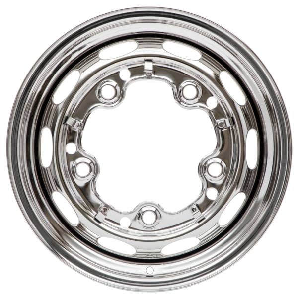So. Cal. Classic VW Parts Chrome Mangle Style Wheel, 15″ x 4.5″, 5 x 205mm Pattern