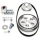 So. Cal. Classic VW Parts SCAT Natural Anodized Pulley Kit, Serpentine Belt System