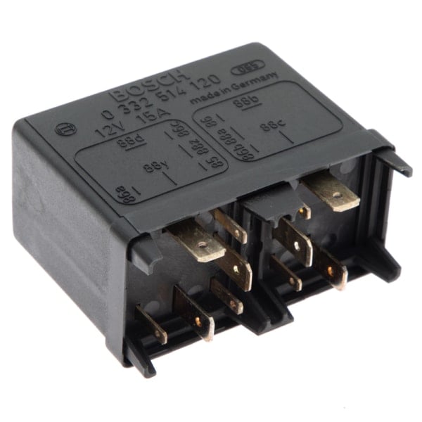 Bosch Fuel Pump Relay for Fuel Injected Vehicles, 12 volts / 75 amps