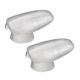 So. Cal. Classic Vw Parts - Coat Hook Assist Strap Screw Covers, White, Fits 1858-1967 Bug.