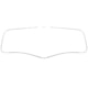 So. Cal. Classic VW Parts Windshield Molding with Clips, fits '53-'57 Convertible Bug
