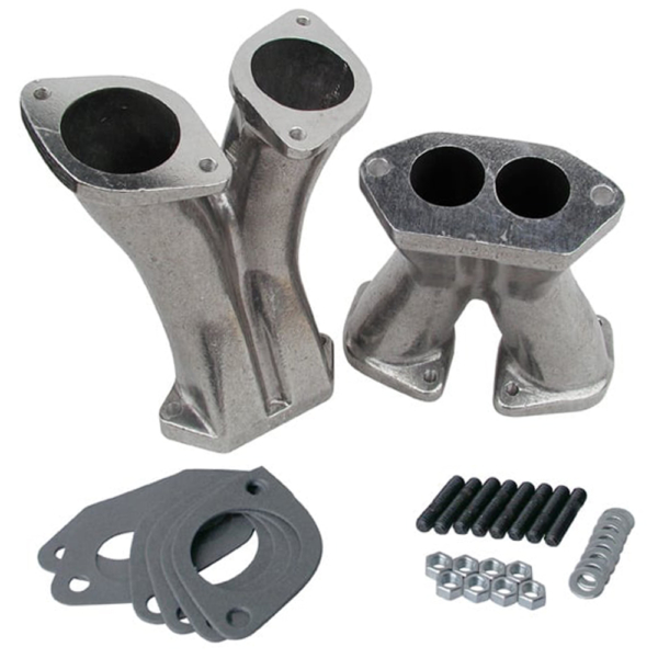 So. Cal. Classic VW Parts CB Performance Big Beef Manifolds with Hardware, fits 36-48mm IDF & DRLA Carburetors