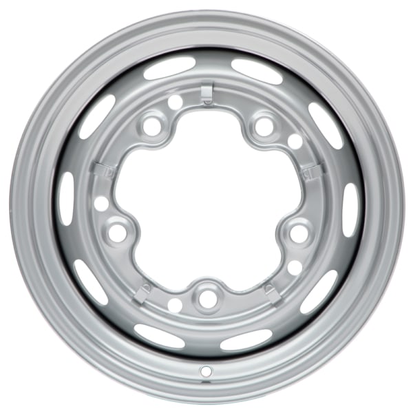 So. Cal. Classic VW Parts Silver Mangle Style Wheel, 15″ x 5.5″, 5 x 205mm Pattern