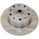 So. Cal. Classic VW Parts Rear Brake Rotor, Short Spline, Dual Pattern 5 x 130mm & 5 x 112mm, fits '49-'67 Bug & Ghia