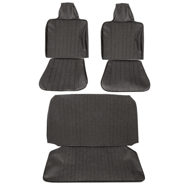 So. Cal. Classic VW Parts TMI Slip-On Seat Covers, Black Basket Weave, fits ’73 Bug & Super Beetle