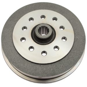 So. Cal. Classic VW Parts Rear Brake Drum, Short Spline, 5-Lug Dual Pattern 5" x 4-3/4" & 5" x 4-1/2", fits ’58-’67 Bug & Ghia