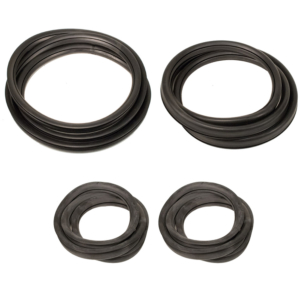 So. Cal. Classic VW Parts Rubber Window Seal Kit, American Style with Molding Groove, fits '53-'57 Bug