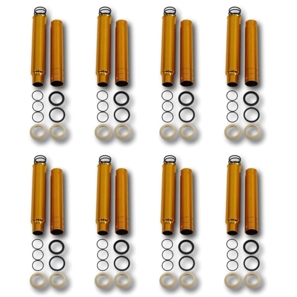 Scat Big mouth aluminum adjustable pushrod tubes, set of 8