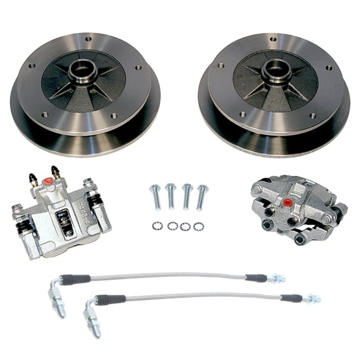 Basic Wide 5 Brake Conversion Kit fits '67'77 Bug, Ghia & Type 3 AC