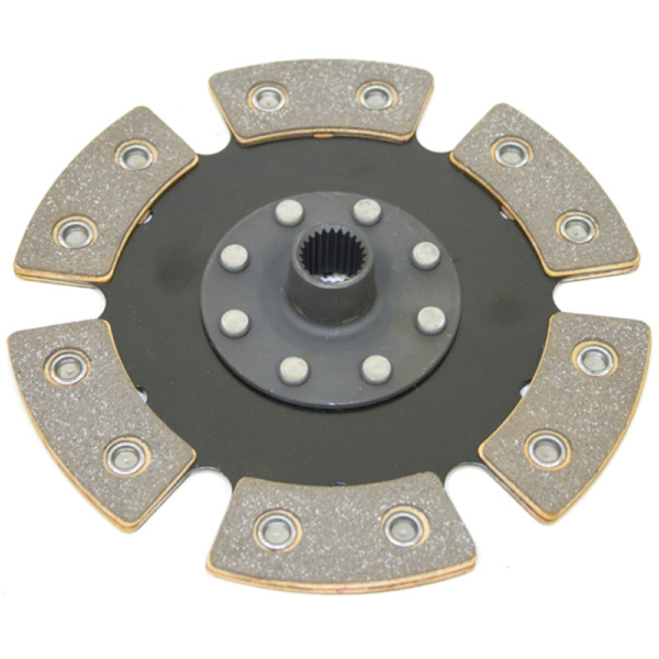 So. Cal. Classic VW Parts Kennedy High-Performance 200mm Six-Puck Clutch Disc, Solid Center