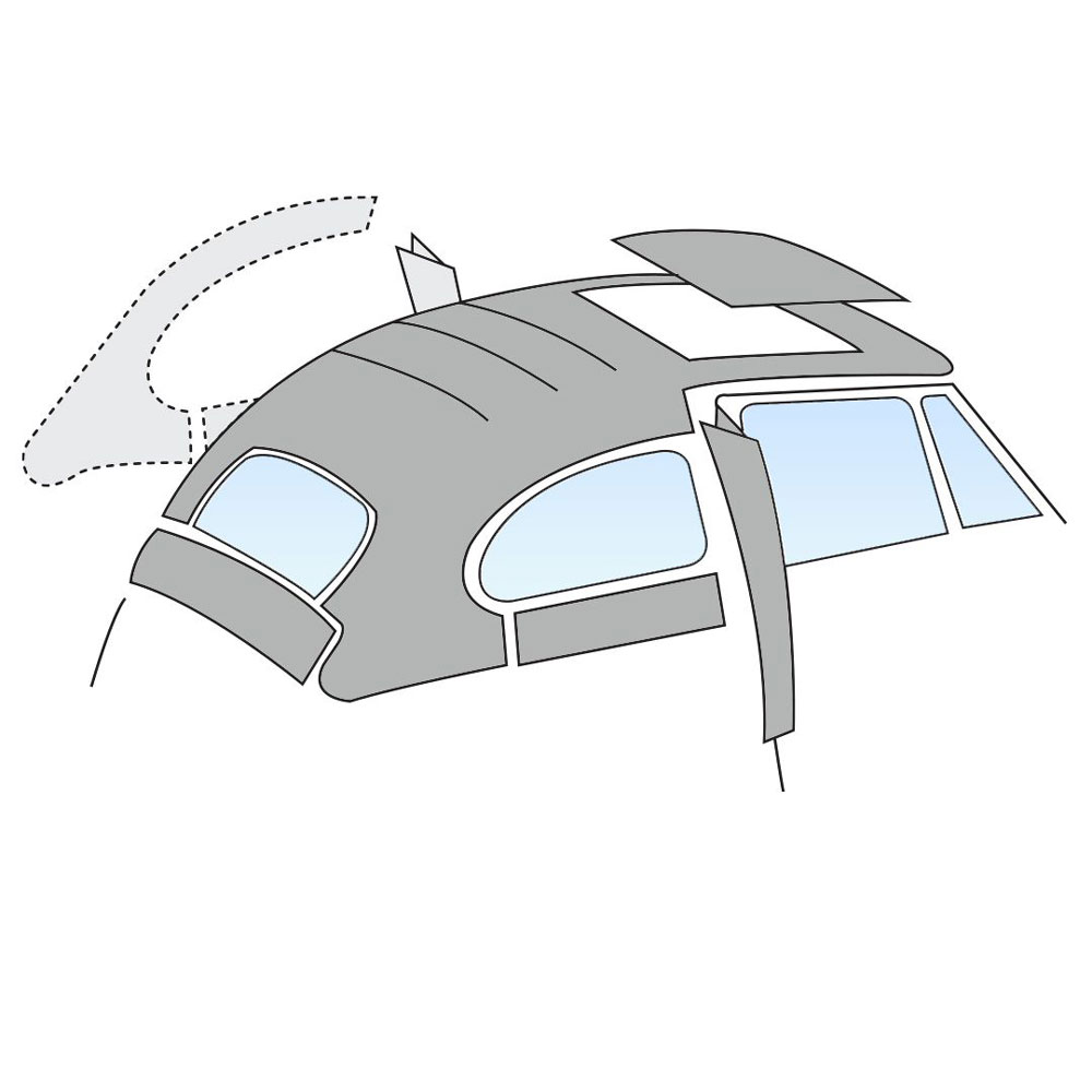 Vw on sale beetle headliner