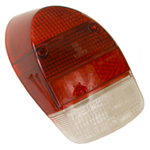 So. Cal. Classic VW Parts Tail Light Lens, Red US-Spec, fits '68-'70 Bug