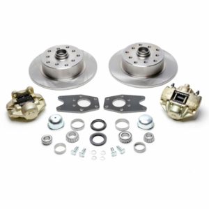 So. Cal. Classic VW Parts No Hassle Front Disc Brake Kit, 5-Lug Dual Pattern - 5 x 130mm & 5 x 112mm, fits Stock Drum Spindles on ’49-’65 Bug & Ghia