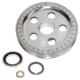 So. Cal. Classic VW Parts EMPI Power Pulley, Sand Seal, Polished with Black Numbers