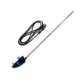 So. Cal. Classic VW Parts Single Side Mount Antenna, Black Base, fits ’49-’66 Bug