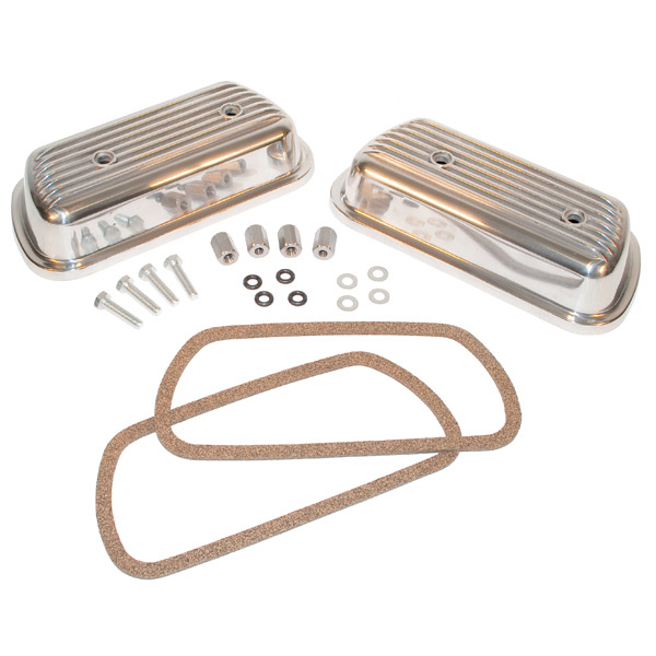 So. Cal. Classic VW Parts Bolt On Aluminum Valve Cover Kit with Hardware and Gaskets