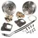 So. Cal. Classic VW Parts Rear Wide-5 Disc Brake Kit with e-Brake, Zero Offset, VW Pattern - 5 x 205mm, fits '58-'67 Bug & Ghia