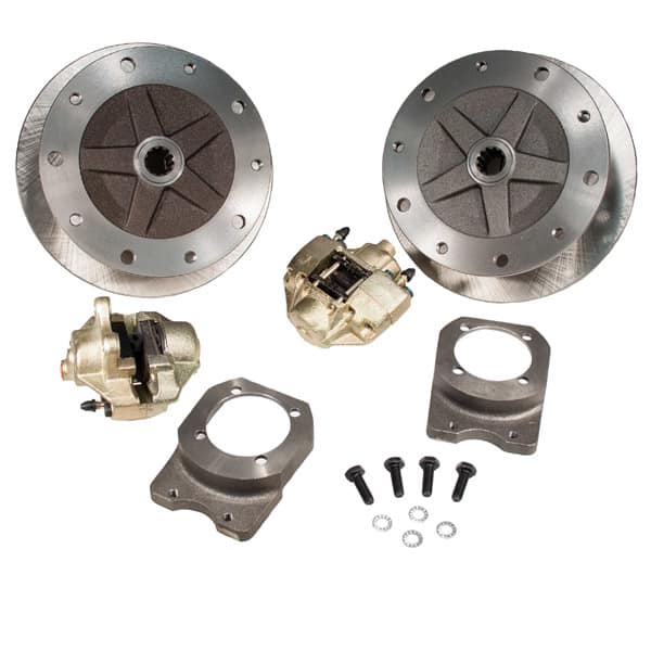 So. Cal. Classic VW Parts Wide-5 Rear Disc Brake Kit, Non e-Brake, +1" Wider Offset, fits ’49-’67 Bug