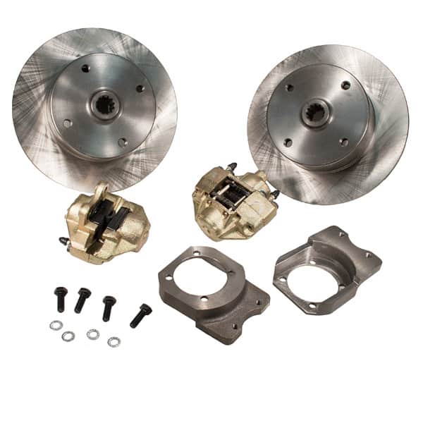 So. Cal. Classic VW Parts Rear Disc Brake Kit, Non e-Brake, 4-Lug VW Pattern - 4 x 130mm, fits '49-'67 Bug & Ghia