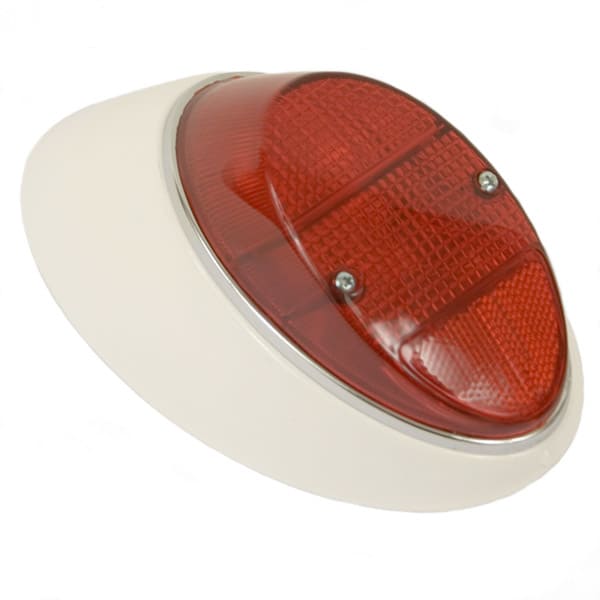 So. Cal. Classic VW Parts US-Spec Tail Light Assembly with Red Lens, fits ’62-’67 Bug Left Side