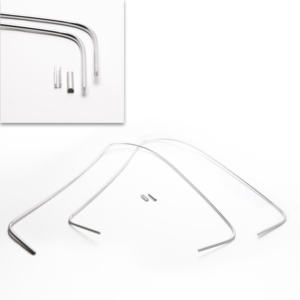 So. Cal. Classic VW Parts Quarter Window Molding with Clips, fits '65-'77 Bug & Super Beetle