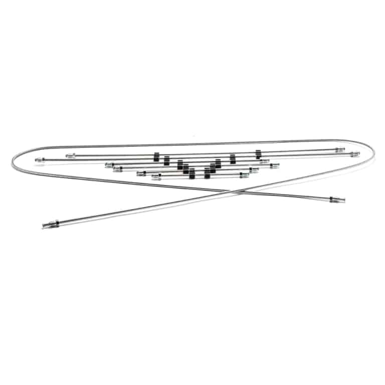 Metal Brake Line Kit, fits ’60’66 Bug & Ghia Kuhltek 113698101