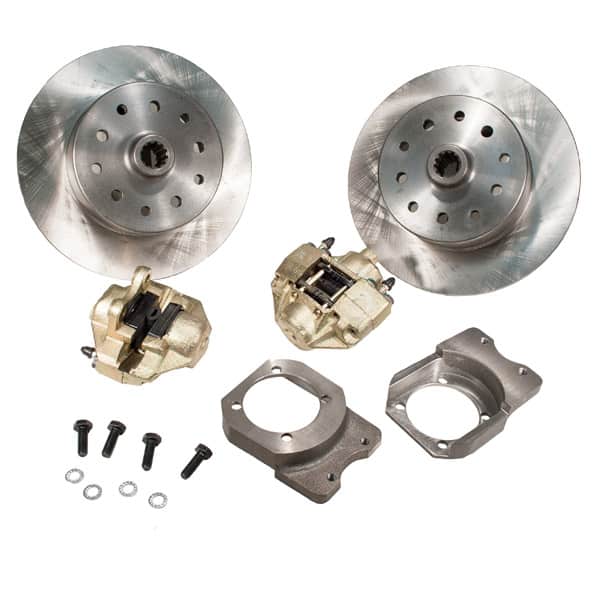 So. Cal. Classic VW Parts Rear Disc Brake Kit, Non e-Brake, 5-Lug Dual Pattern 5 x 4-3/4" & 5 x 4-1/2", fits ’68-’79 Bug, Ghia, Super Beetle, Thing & Type 3