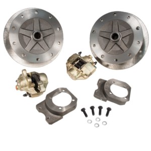 So. Cal. Classic VW Parts Wide-5 Rear Disc Brake Kit, Non e-Brake, +1″ Wider Offset, fits '68-'77 Bug & Thing