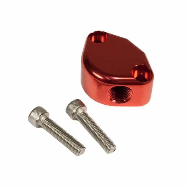 Billet Specialties Fuel Pump Blockoff Ford Billet Specialties Fuel Pump Blockoff Ford