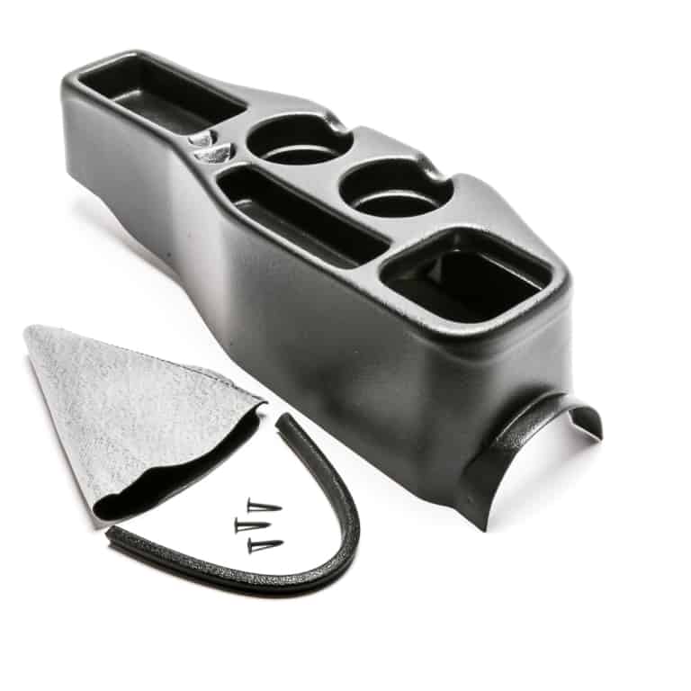 TMI Center Console, Black Vinyl, fits '65'79 Bug & Super Beetle TMI