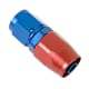 So. Cal. Classic VW Parts -6 AN Straight Full Flow Hose End, Blue & Red