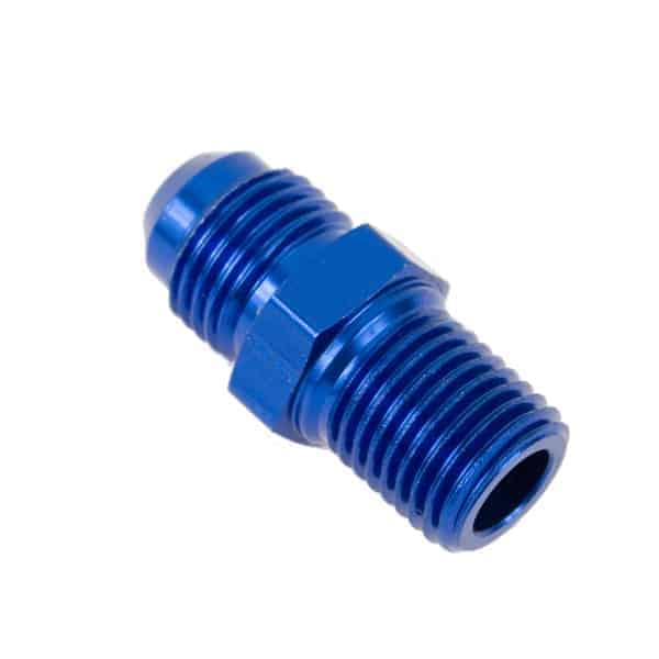 '-6 AN Male to 1/4 NPT Male Straight Fitting