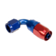 So. Cal. Classic VW Parts -6 AN 90º Hose End, Swivel, Blue & Red