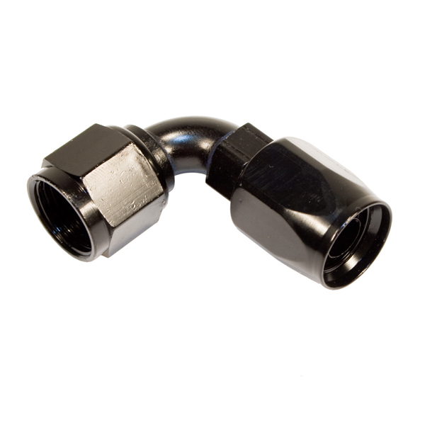 So. Cal. Classic VW Parts -8 AN 90º Hose End, Black