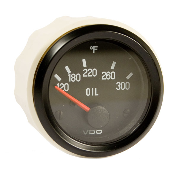 So. Cal. Classic VW Parts VDO Electrical Oil Temperature Gauge, 0-300º 2-1/16" Cockpit Series