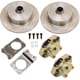 So. Cal. Classic VW Parts No Hassle Front Disc Brake Kit, Blank Pattern, fits ’66-’77 Bug, Ghia & Thing Stock Drum Spindles